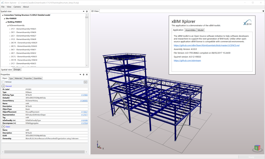 Xbim Xplorer WPF App